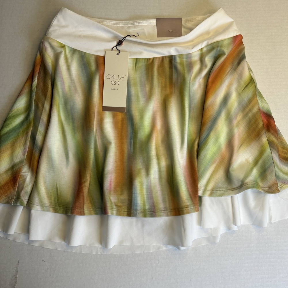 Calia Golf Double Layer Mesh Skort 15" Length‎ Women's Small *437